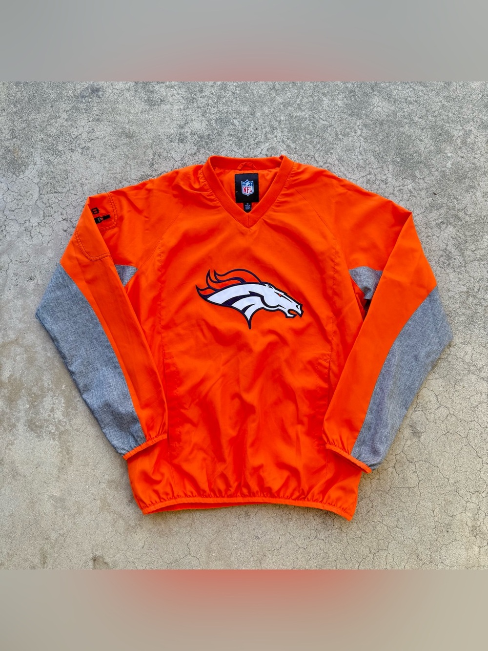 DENVER BRONCOS NFL GIII Pullover Orange Windbreaker Jacket